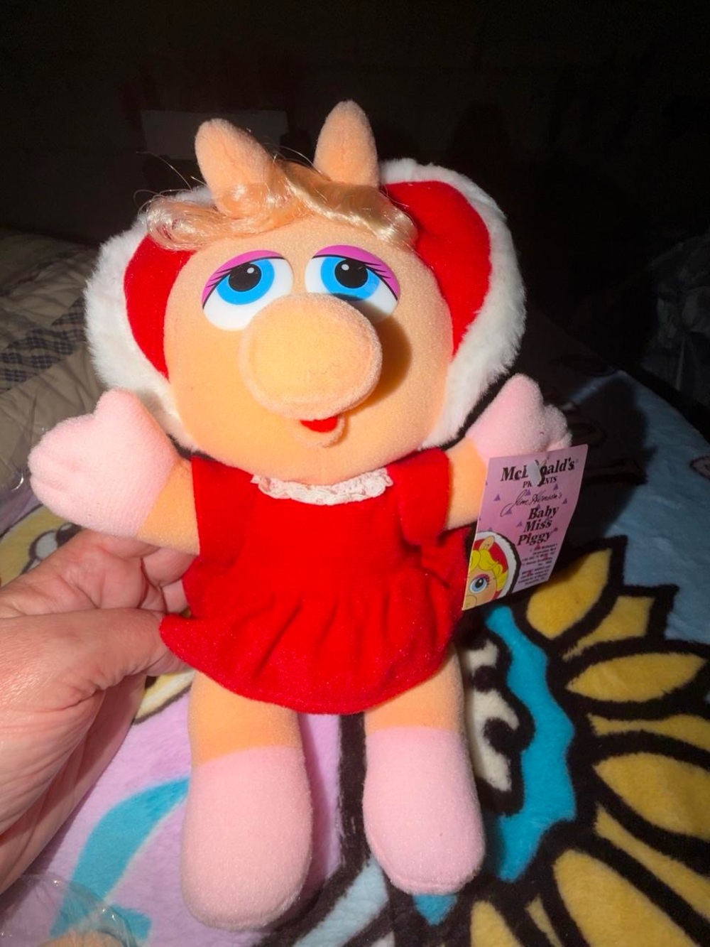McDonald's Pink and Red Baby Miss Piggy Plush